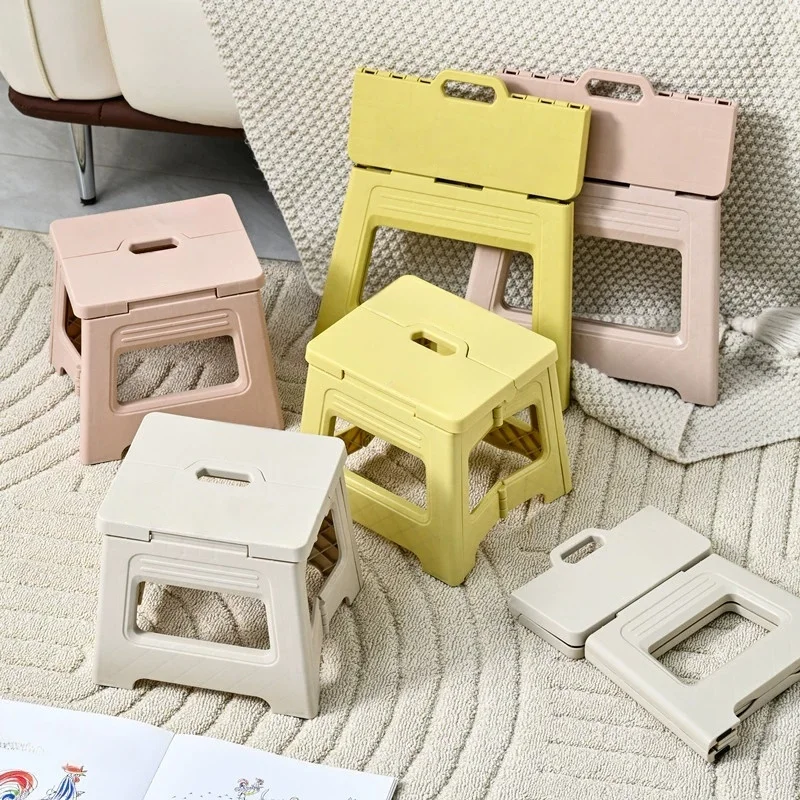 HTMCK New Folding Stool with I - Footrest Under Desk review and price