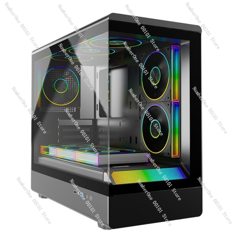 Panoramic Tempered Glass Gamin - Esports Gaming Pc Build review and price